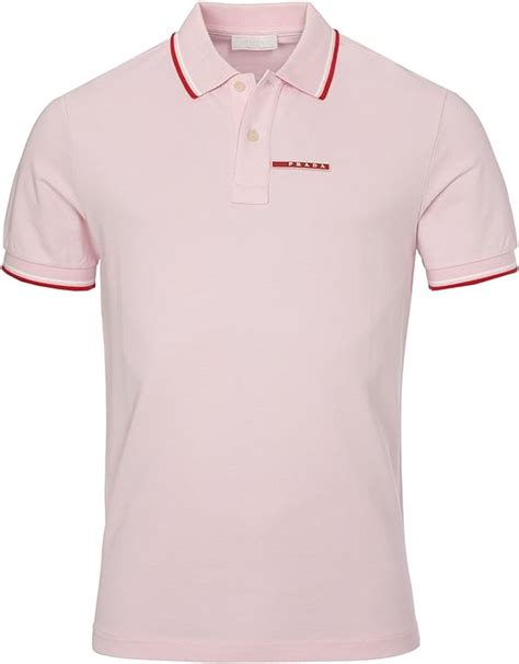 prada polo shirt pink|prada polo shirt price.